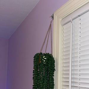 Hanging fake plant